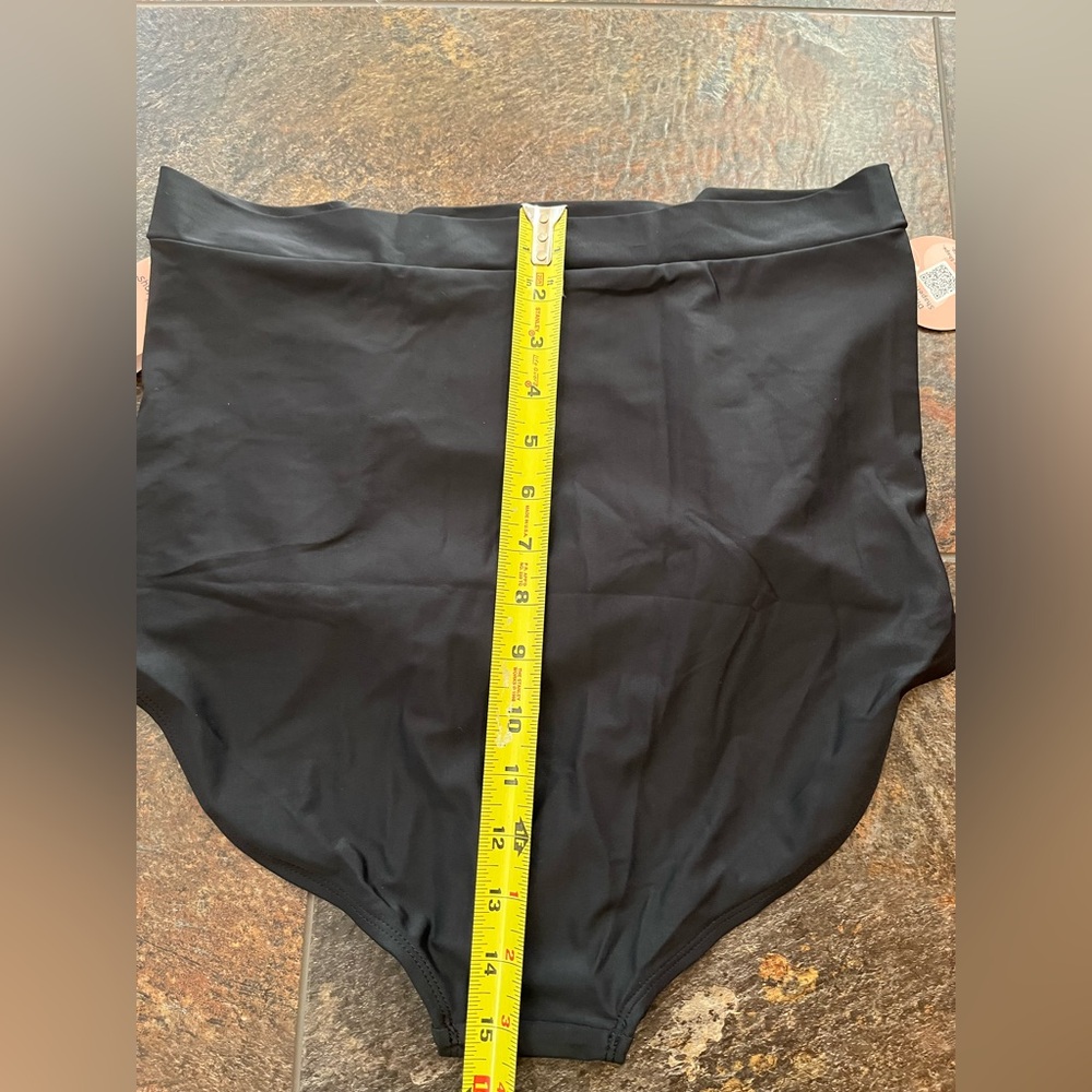 Women’s new Shapermint high waisted control top ruched bikini bottom. Size 2XL - Picture 10 of 11